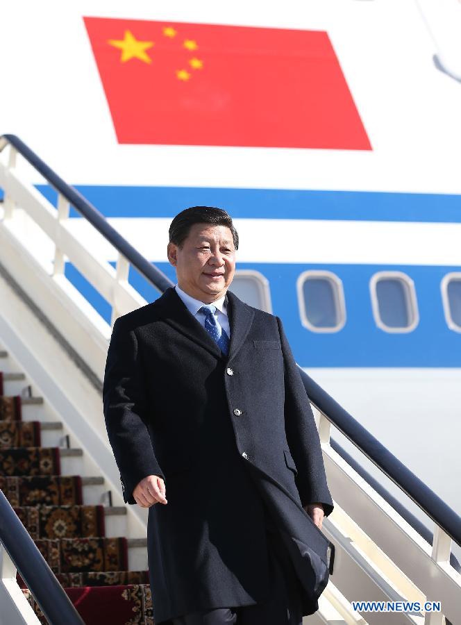 Председатель КНР Си Цзиньпин прибыл в Сочи для участия в церемонии открытия 22-х зимних Олимпийских игр (2)