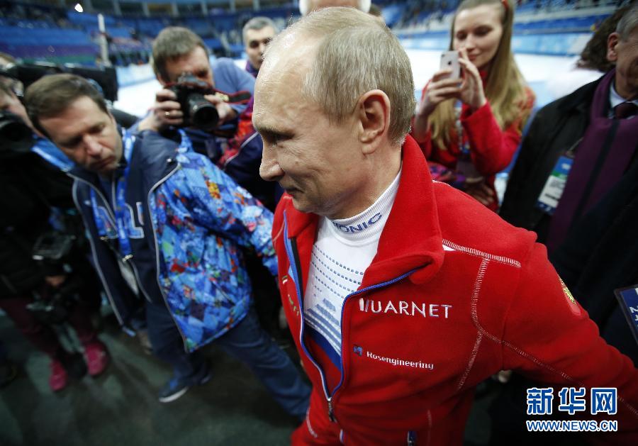 Путин появился на Олимпийской площадке для фигурного катания в Сочи