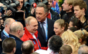 Путин появился на Олимпийской площадке для фигурного катания в Сочи
