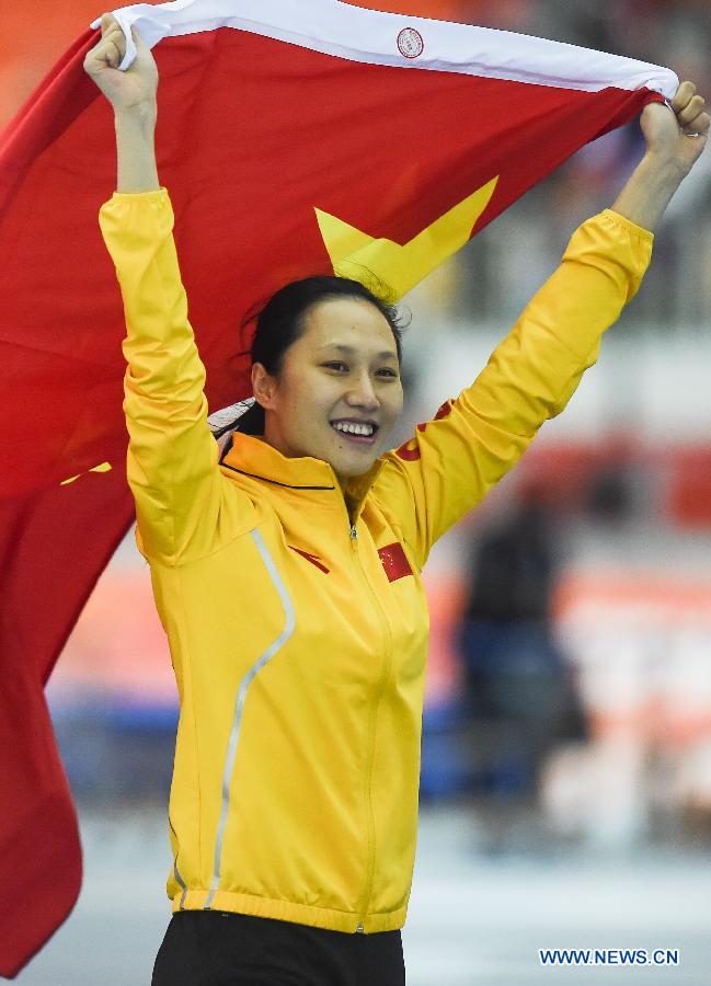 Китай завоевал первую за историю зимних Олимпийских игр золотую медаль в скоростном беге на коньках (5)