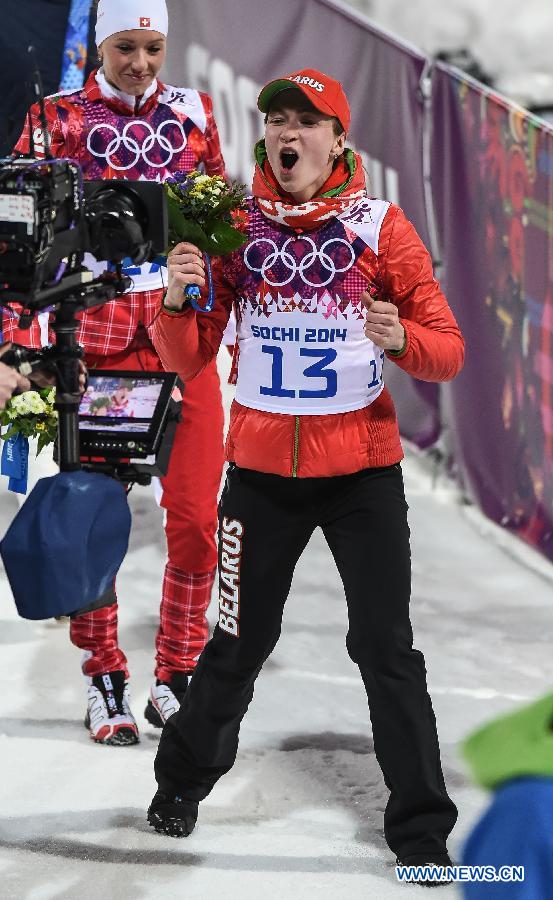 Белоруска Д. Домрачева стала трехкратной чемпионкой зимней Олимпиады в Сочи (2)