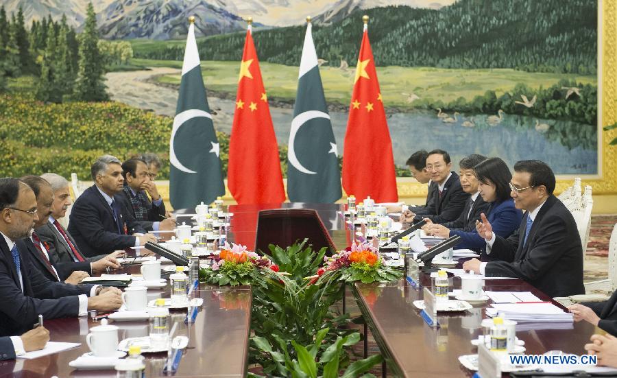 Премьер Госсовета КНР Ли Кэцян встретился с президентом Пакистана М. Хуссейном (2)