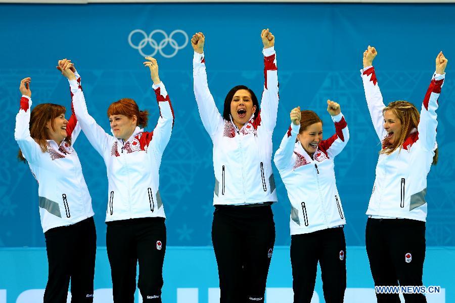 Женская сборная Канады по керлингу завоевала "золото" на Олимпиаде