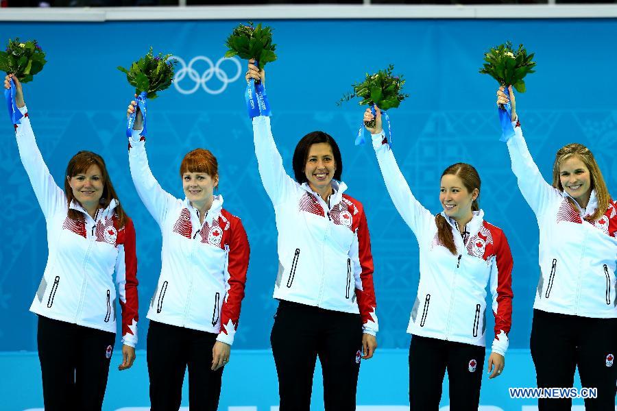 Женская сборная Канады по керлингу завоевала "золото" на Олимпиаде (5)