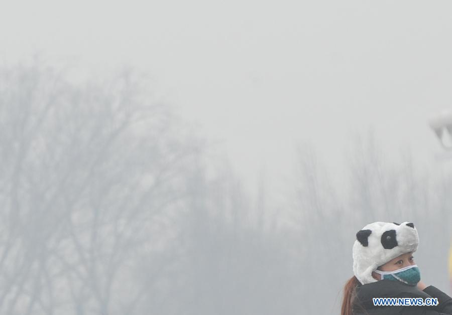 Пекин повысил уровень опасности загрязнения атмосферы из-за сильного смога
