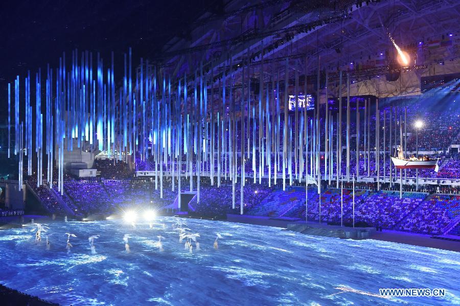 Церемония закрытия зимних Олимпийских игр в Сочи 