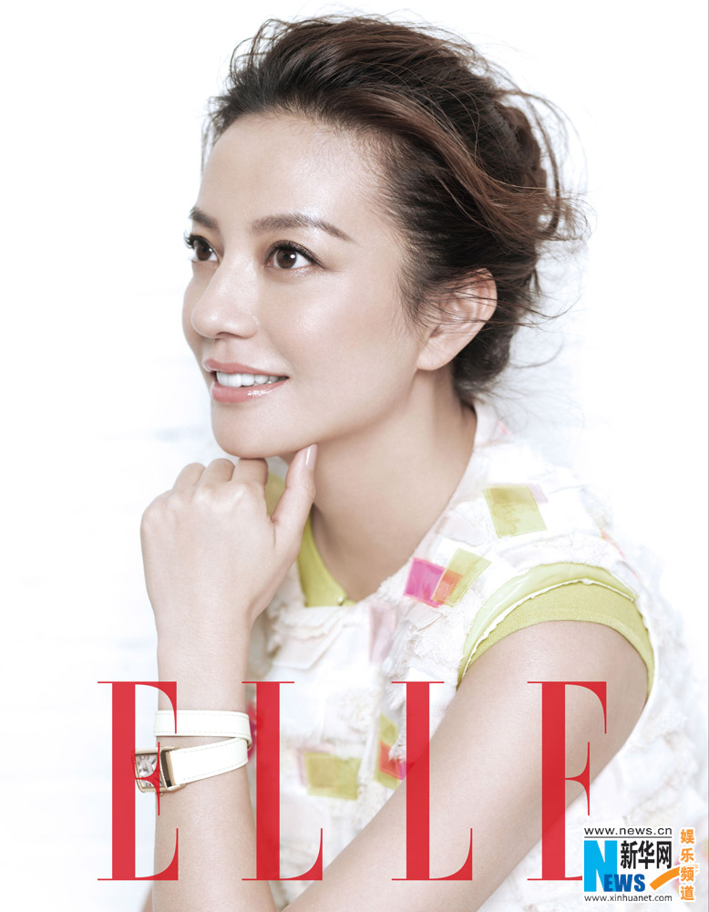 Чжао Вэй позирует для журнала《ELLE》 (4)