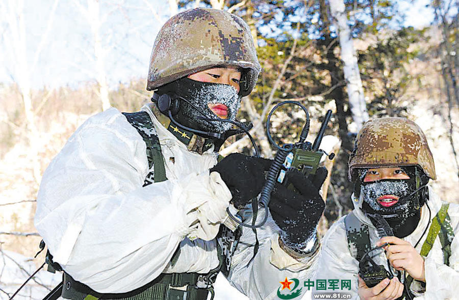 Зимние учения китайского спецназа (6)