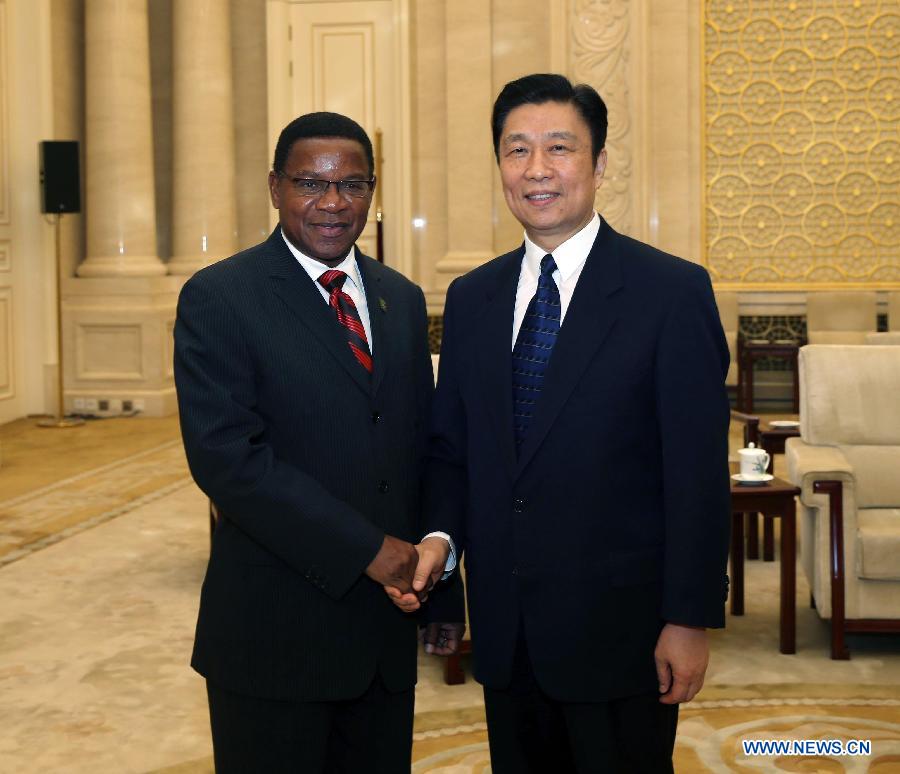 Зампредседателя КНР Ли Юаньчао встретился с министром иностранных дел Танзании