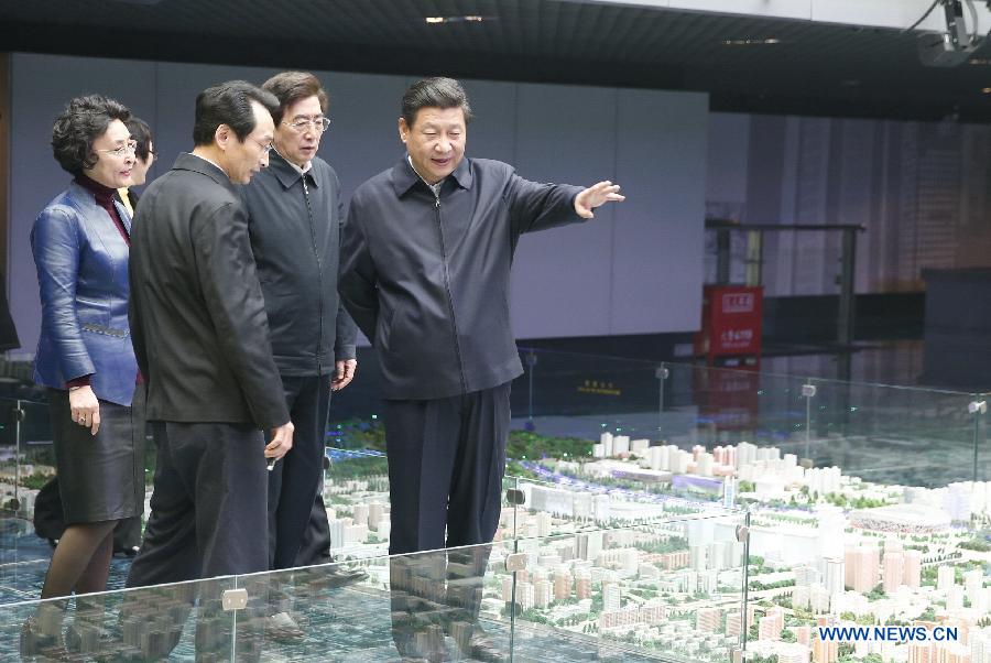 Председатель КНР Си Цзиньпин совершил инспекцию Пекина (3)