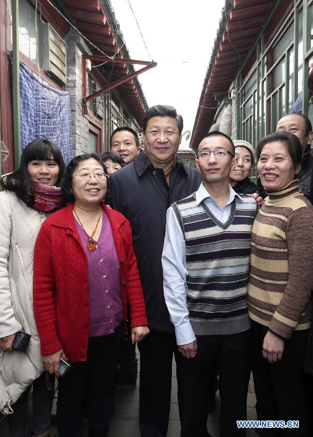 Председатель КНР Си Цзиньпин совершил инспекцию Пекина (4)