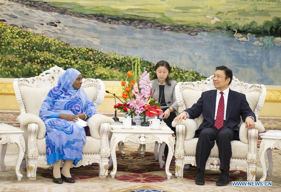 Ли Юаньчао встретился с делегацией суданской партии "Национальный конгресс"