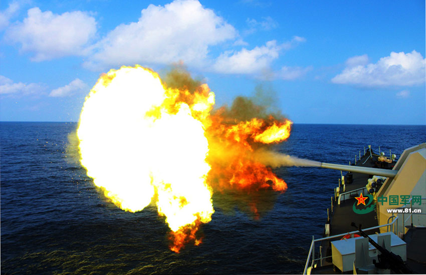 Проверка стрельбы Южноморского Флота НОАК (5)