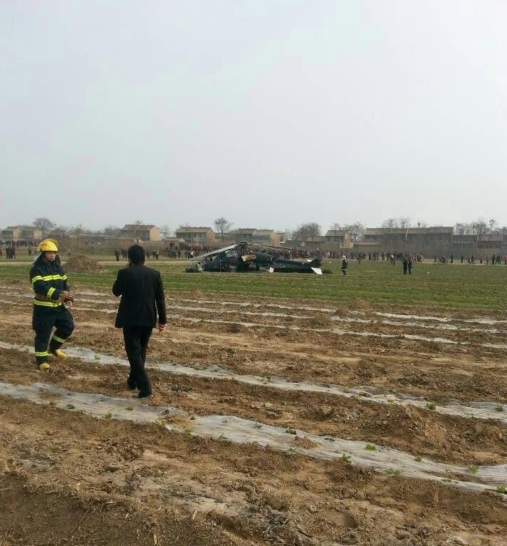 В Северо-Западном Китае разбился военный вертолет (2)