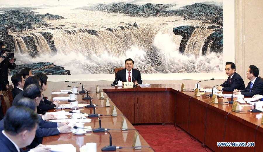 В Пекине прошло 1-е заседание постоянных председателей Президиума 2-й сессии ВСНП 12-го созыва (2)