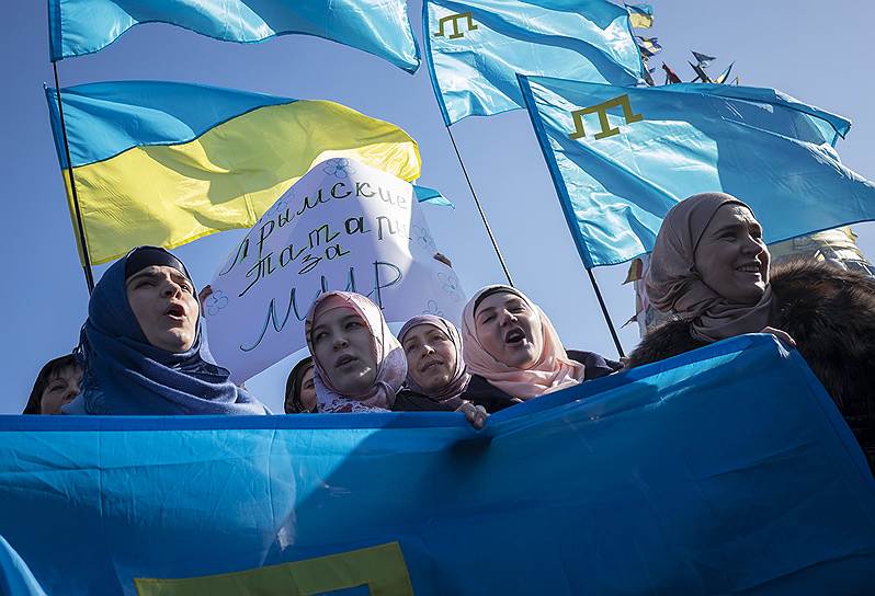 Крымские татары выступили за Киев и против соединения с Россией (5)