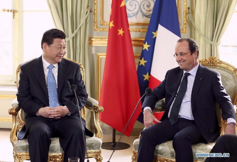 Встреча Си Цзиньпина с президентом Франции