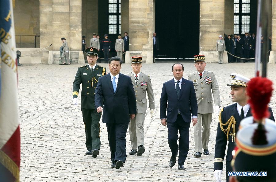 Встреча Си Цзиньпина с президентом Франции (3)
