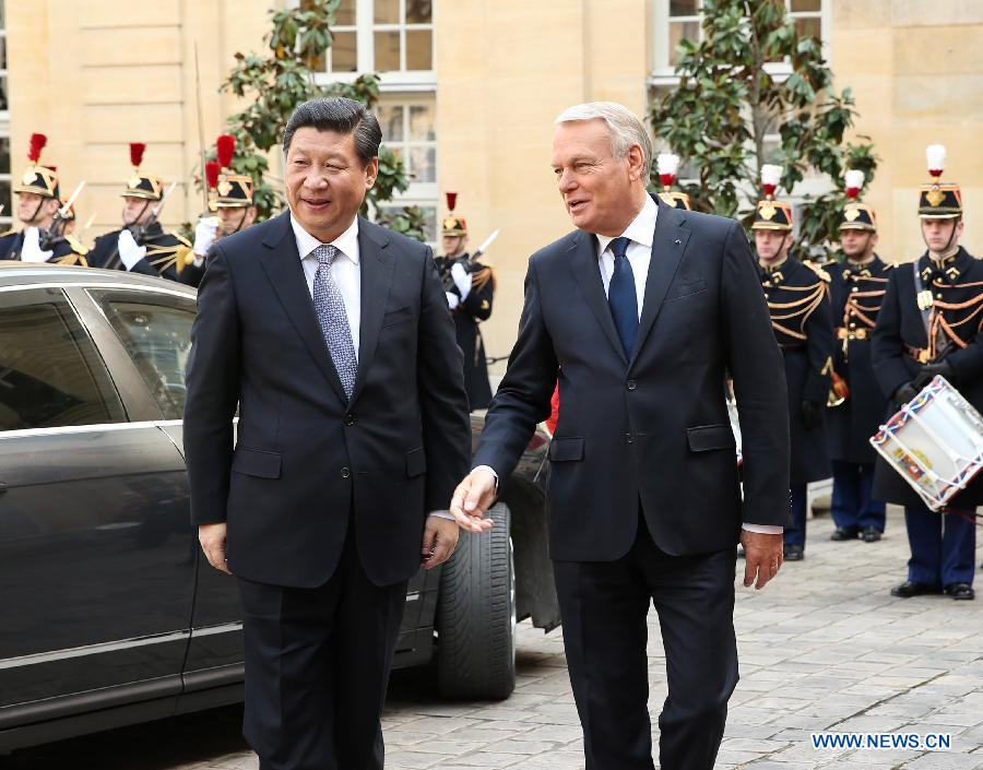 Встреча председателя КНР и главы французского правительства (2)