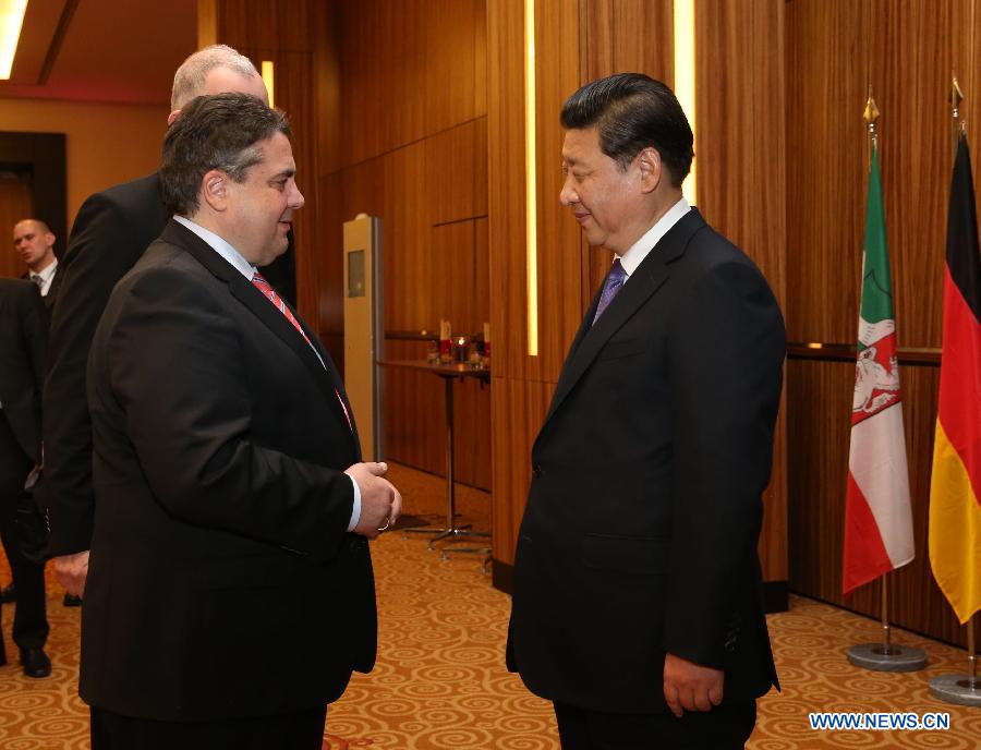 Си Цзиньпин встретился с вице-канцлером Германии З. Габриэлем