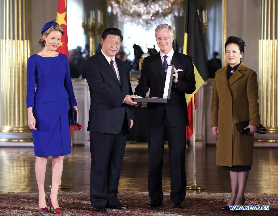 Си Цзиньпин встретился с королем Бельгии Филиппом (2)