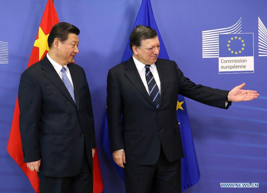 Си Цзиньпин встретился с председателем Еврокомиссиии Ж. М. Баррозу (2)