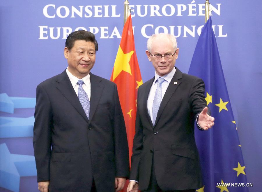 Состоялись переговоры между Си Цзиньпином и Херманом Ван Ромпеем (3)