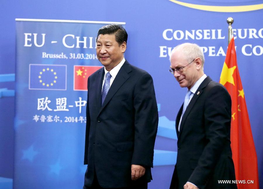 Состоялись переговоры между Си Цзиньпином и Херманом Ван Ромпеем (2)