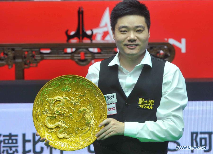 Дин Цзюньхуэй второй раз в своей карьере выиграл Открытый чемпионат Китая по снукеру