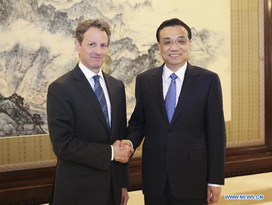 Премьер Госсовета КНР встретился с бывшим министром финансов США