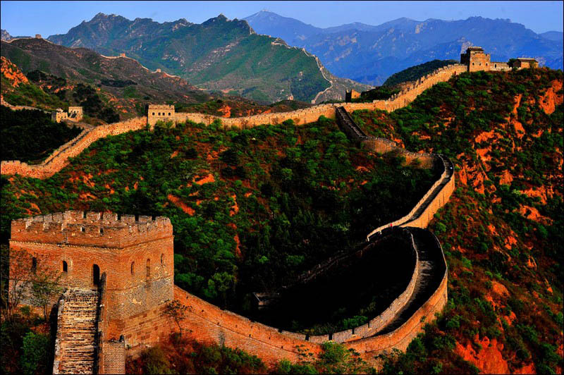 Великая китайская стена - участок Цзиньшаньлин