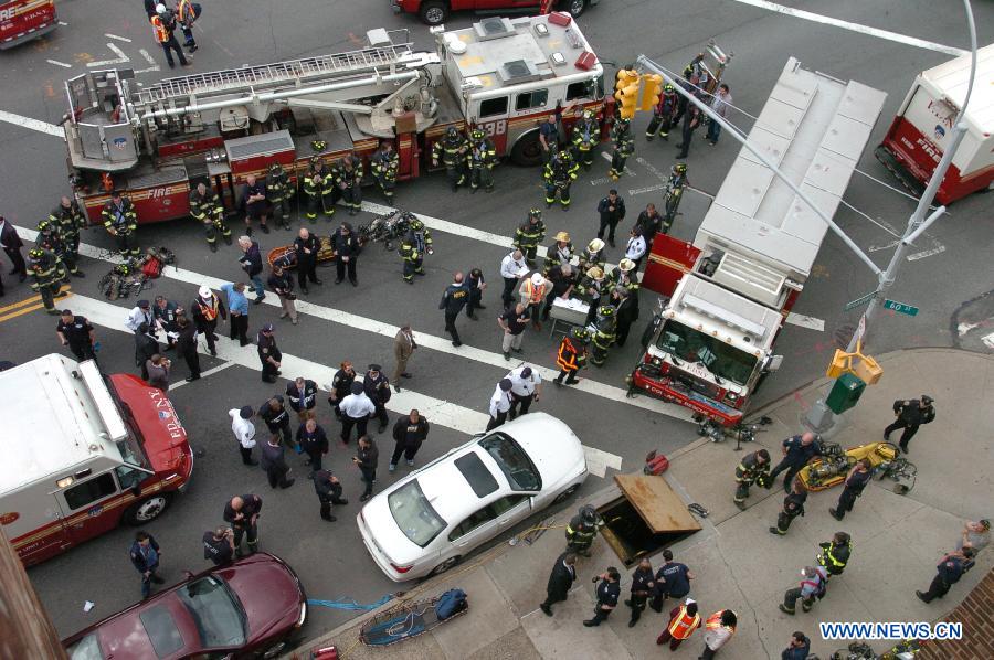 19 человек пострадали в результате аварии в метро Нью-Йорка