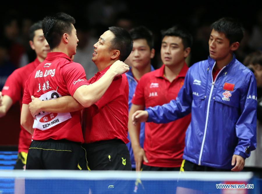 Мужская сборная Китая одержала победу на сборной Германии на чемпионате мира по настольному теннису (8)