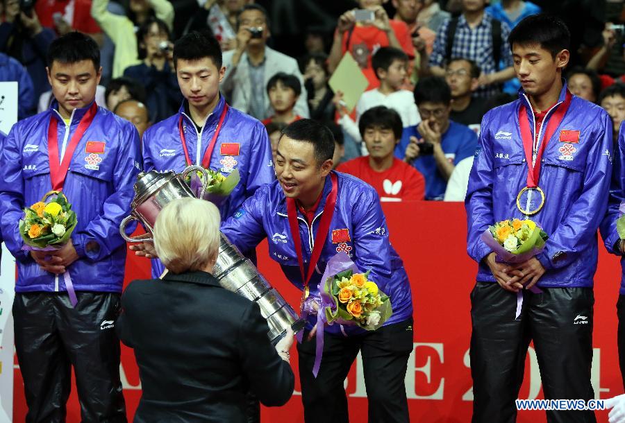 Мужская сборная Китая одержала победу на сборной Германии на чемпионате мира по настольному теннису (6)