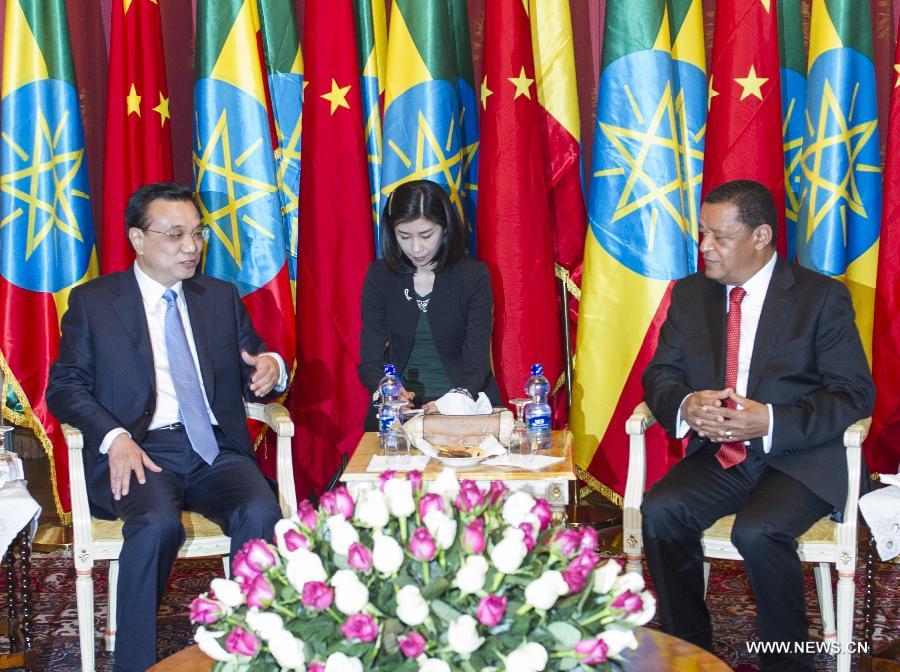 Ли Кэцян встретился с президентом Эфиопии Мулату Тешоме
