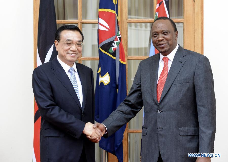 Премьер Госсовета КНР Ли Кэцян провел переговоры с президентом Кении Ухуру Кениятой (5)