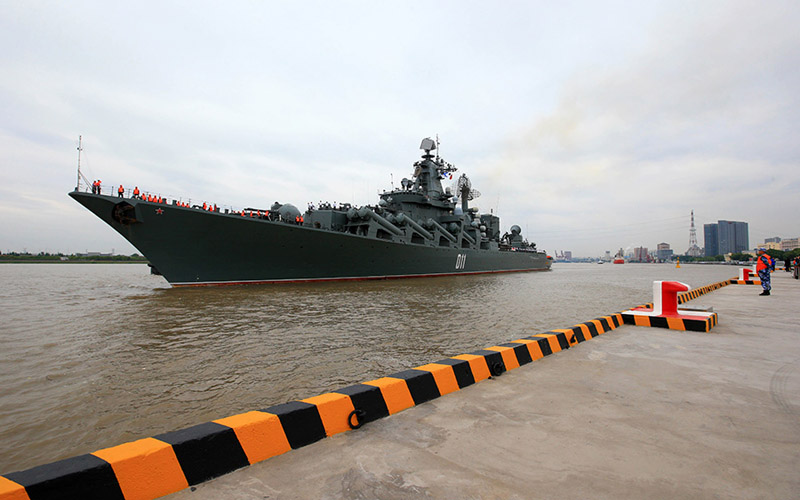 В Шанхай для участия в совместных китайско-российских учениях прибыли российские военные корабли (5)