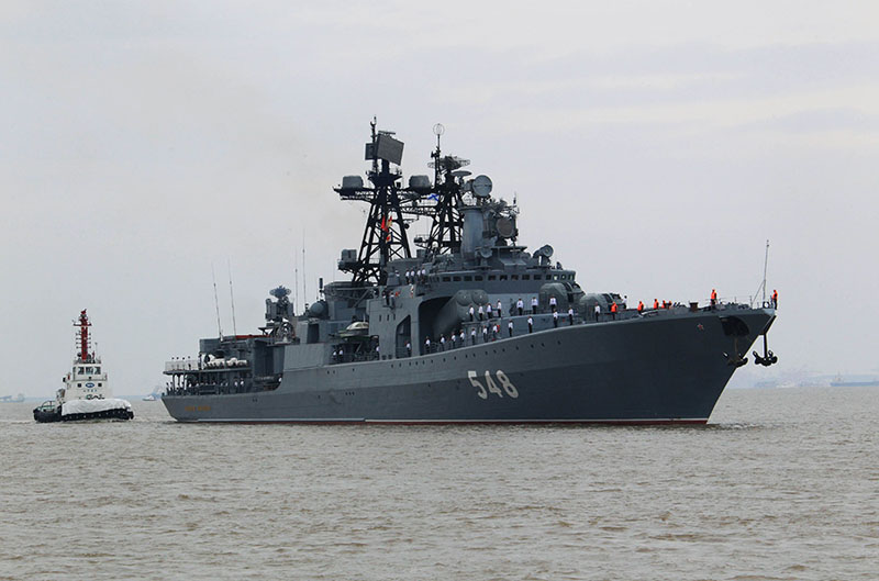 В Шанхай для участия в совместных китайско-российских учениях прибыли российские военные корабли (4)