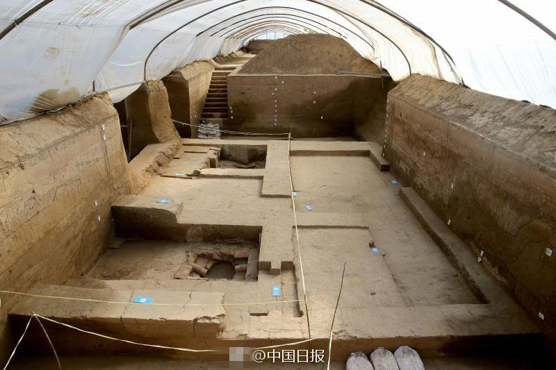 Уникальные ванные комнаты правителя в период Воюющих царств были обнаружены в городе Сиань