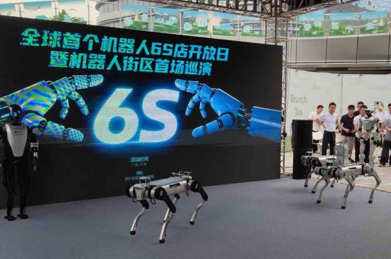 В Шэньчжэне открылся первый в мире магазин роботов формата 6S