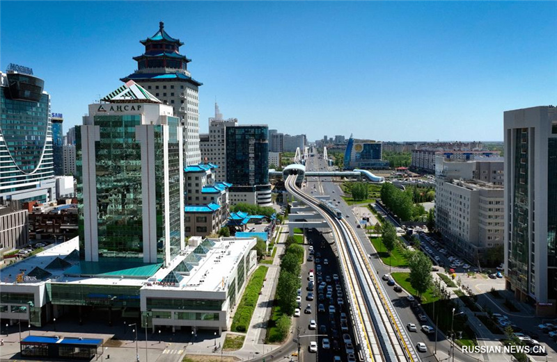В Казахстане запущена система легкорельсового транспорта Astana LRT